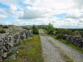 Eine 'Green Road' im Burren