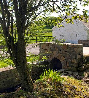 Die Brücke am Weg zum Haus