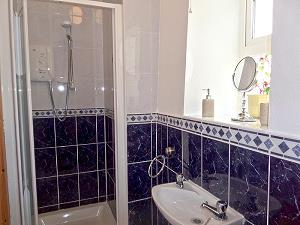 Ensuite bathroom with shower